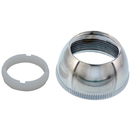 Jones Stephens Chrome Plated Cap Assembly fits Delta/Delex and Peerless Style Faucets C25432